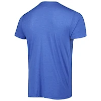 Men's Homage Aaron Donald Heathered Heather Royal Los Angeles Rams NFL Blitz Player Tri-Blend T-Shirt