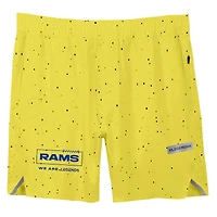 Men's LEGENDS Gold Los Angeles Rams Relay Shorts