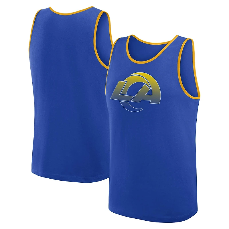 Men's Logo Athletic Royal Los Angeles Rams Unmatched Success Tank Top