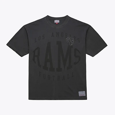 Men's Mitchell & Ness  Black Los Angeles Rams Downtown Collection Premium T-Shirt
