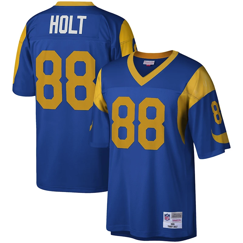 Maillot réplique Legacy Mitchell & Ness Torry Holt Royal des Rams de Los Angeles pour homme