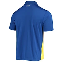 Polo Performance MSX by Michael Strahan Gold/Royal Los Angeles Rams Challenge pour homme