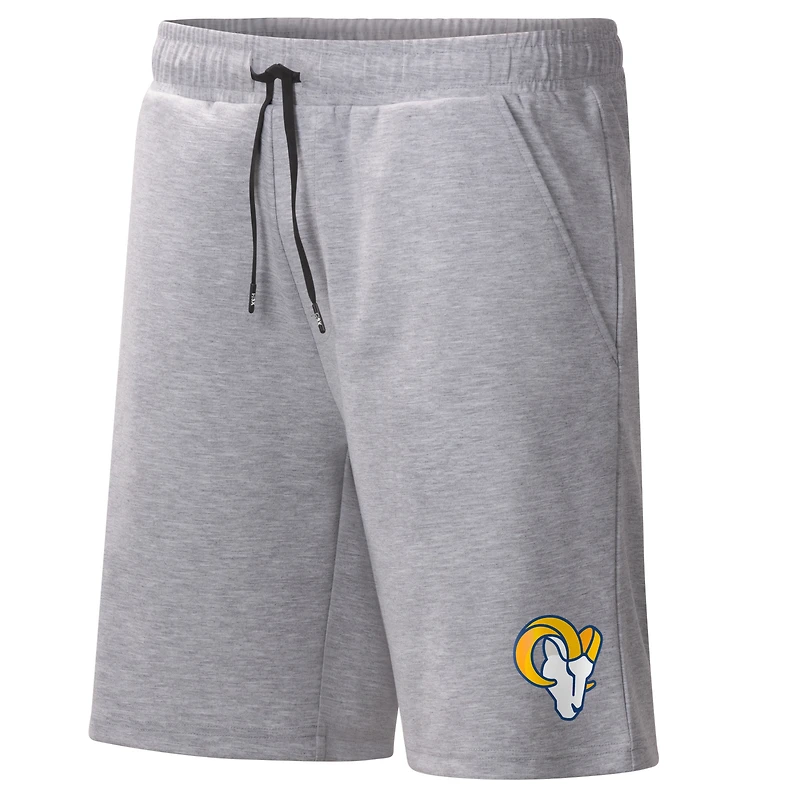 Men's MSX by Michael Strahan Heather Gray Los Angeles Rams Trainer Shorts