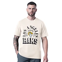 Men's MSX by Michael Strahan White Los Angeles Rams Whiteout Vintage T-Shirt