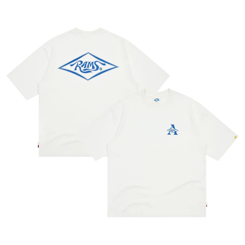 Men's Natural Los Angeles Rams x Alfred's Apartment Mark T-Shirt