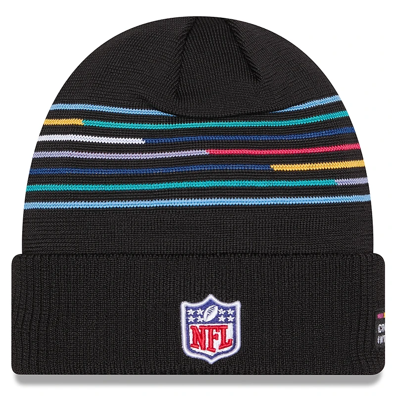 Bonnet à revers NFL Crucial Catch 2025 des Los Angeles Rams de New Era pour homme, noir