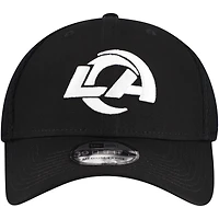 Casquette New Era noire Los Angeles Rams Main Neo 39THIRTY Flex pour homme