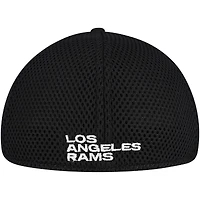 Casquette New Era noire Los Angeles Rams Main Neo 39THIRTY Flex pour homme