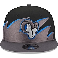 Men's New Era Black Los Angeles Rams Tidal 9FIFTY Snapback Hat