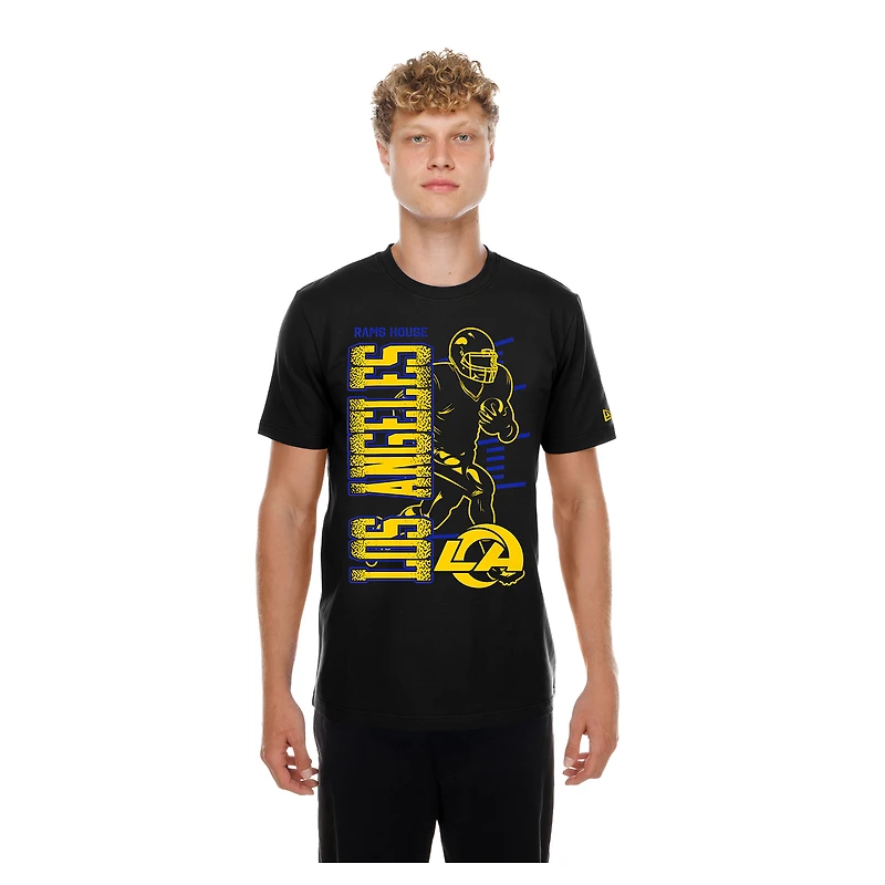 Men's New Era Black Los Angeles Rams Training Camp T-Shirt