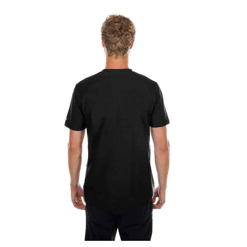 T-shirt noir New Era pour homme, camp d'entraînement des Rams de Los Angeles