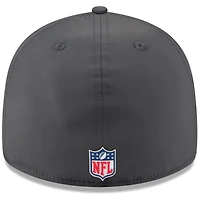 Men's New Era Charcoal Los Angeles Rams 2025 Sideline Cold Weather Retro Crown 59FIFTY Fitted Hat