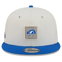 Casquette snapback New Era crème/bleu roi Los Angeles Rams 2026 NFL Training Camp 9FIFTY pour homme