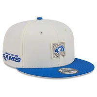 Men's New Era  Cream/Royal Los Angeles Rams 2026 NFL Training Camp 9FIFTY Snapback Hat