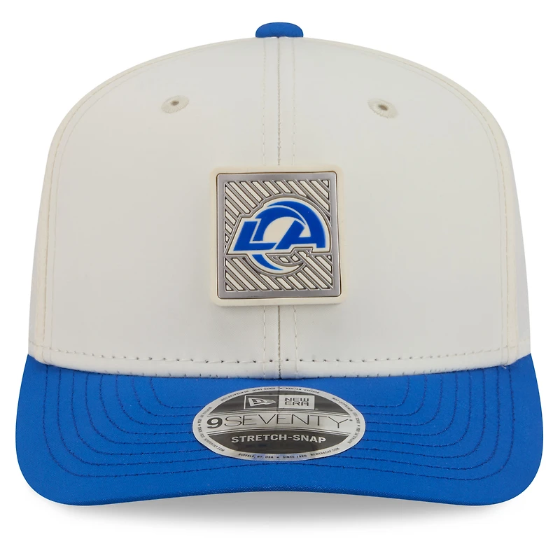 Men's New Era  Cream/Royal Los Angeles Rams 2026 NFL Training Camp 9SEVENTY Adjustable Hat