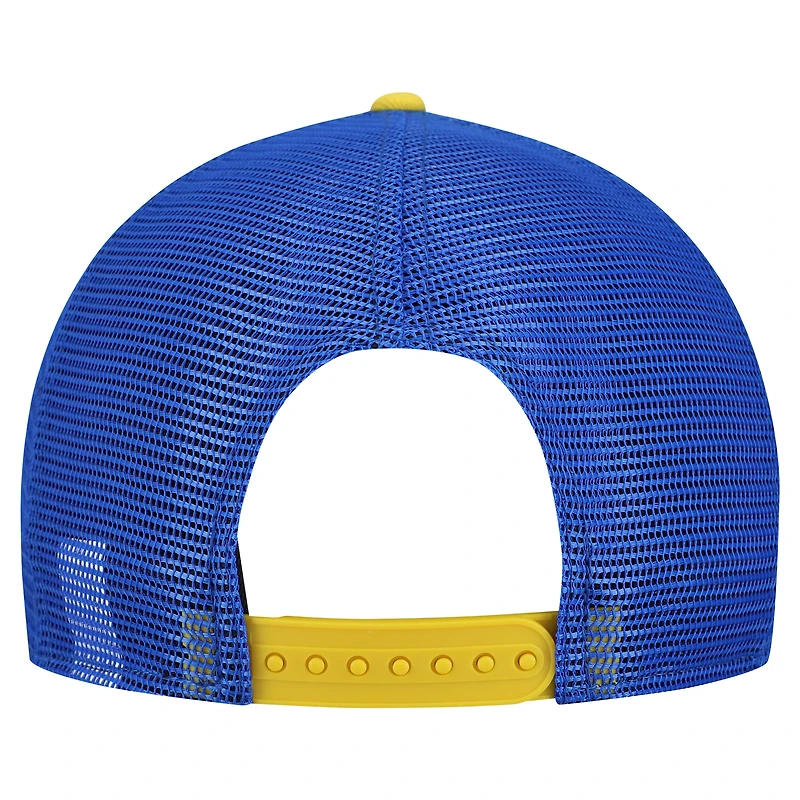 Men's New Era  Cream/Royal Los Angeles Rams Banner A-Frame 9FIFTY Snapback Hat