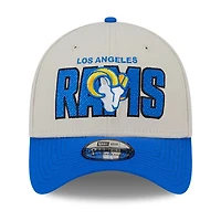 Men's New Era  Cream Los Angeles Rams 2023 NFL Draft 39THIRTY Flex Hat