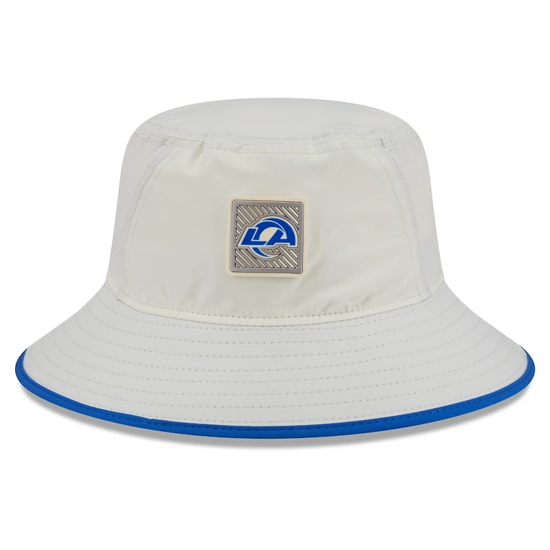 Men's New Era Cream Los Angeles Rams 2026 NFL Training Camp Sport Bucket Hat