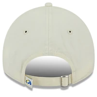 Men's New Era Cream Los Angeles Rams Core Classic 2.0 9TWENTY Adjustable Hat
