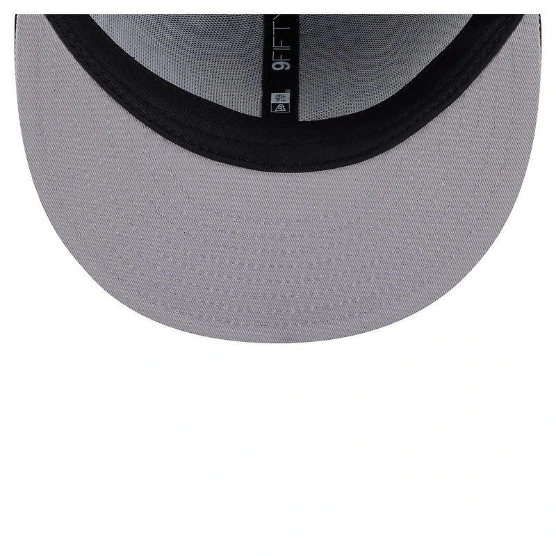 Casquette snapback New Era 9FIFTY marron foncé Los Angeles Rams, motif camouflage Burnt Wood, pour homme