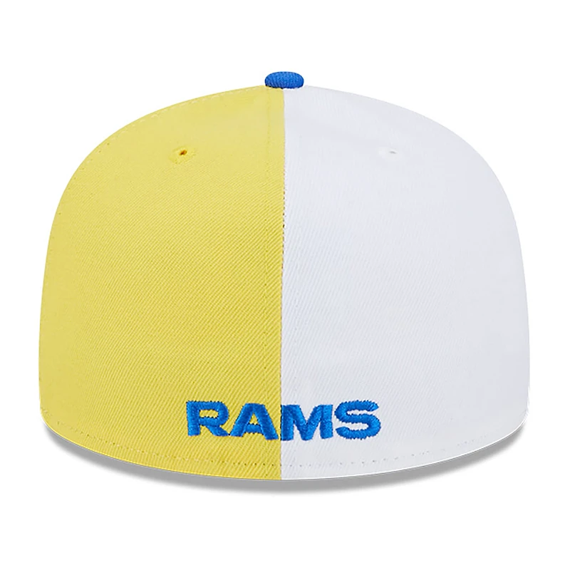 Men's New Era  Gold/Royal Los Angeles Rams 2023 Sideline 59FIFTY Fitted Hat