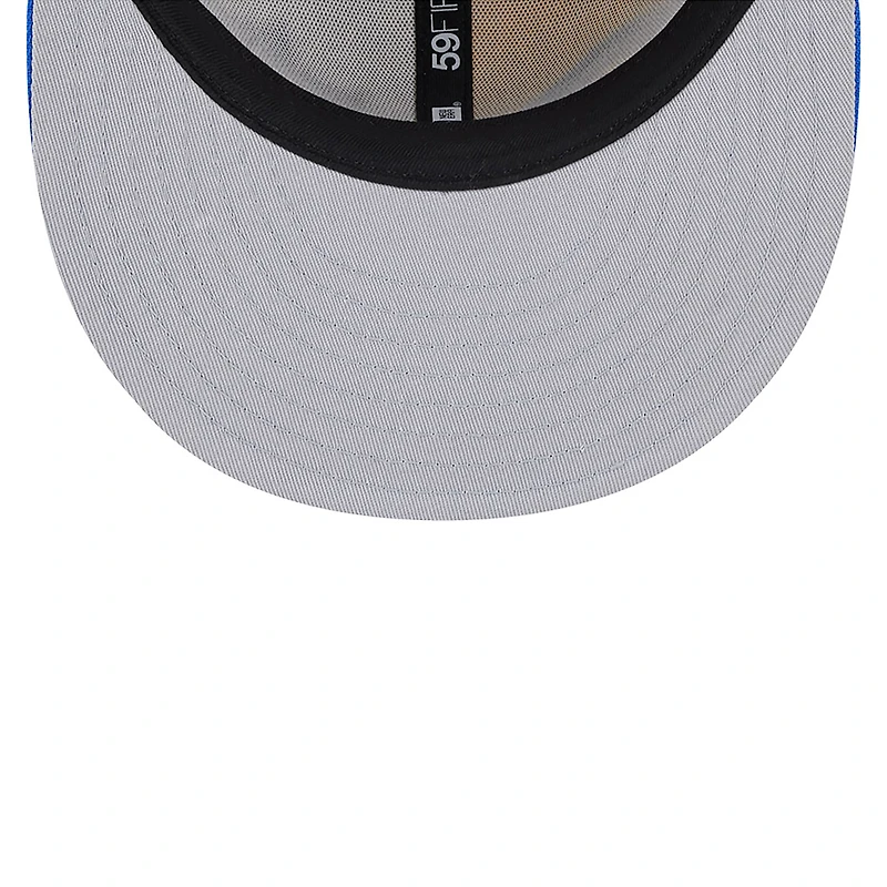 Men's New Era  Gold/Royal Los Angeles Rams 2023 Sideline 59FIFTY Fitted Hat