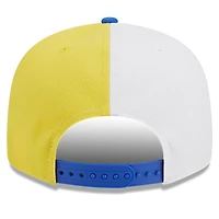Men's New Era Gold/Royal Los Angeles Rams 2023 Sideline 9FIFTY Snapback Hat