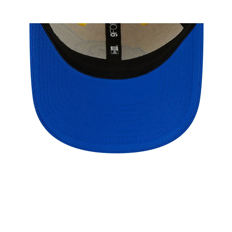 Casquette ajustable 9FORTY Sideline des Rams de Los Angeles 2023 New Era pour homme, jaune/royal