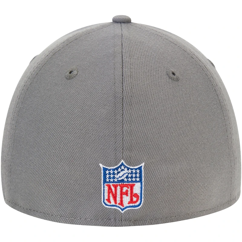 Men's New Era Graphite Los Angeles Rams Throwback Logo Storm Low Profile 59FIFTY Fitted Hat