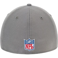 Men's New Era Graphite Los Angeles Rams Throwback Logo Storm Low Profile 59FIFTY Fitted Hat