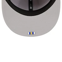 Casquette ajustée New Era grise Los Angeles Rams 2025 Sideline 59FIFTY pour homme