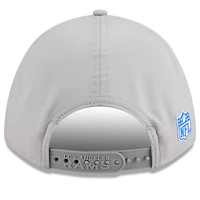 Men's New Era Gray Los Angeles Rams 2025 Sideline  M-Crown 9FORTY Adjustable Hat