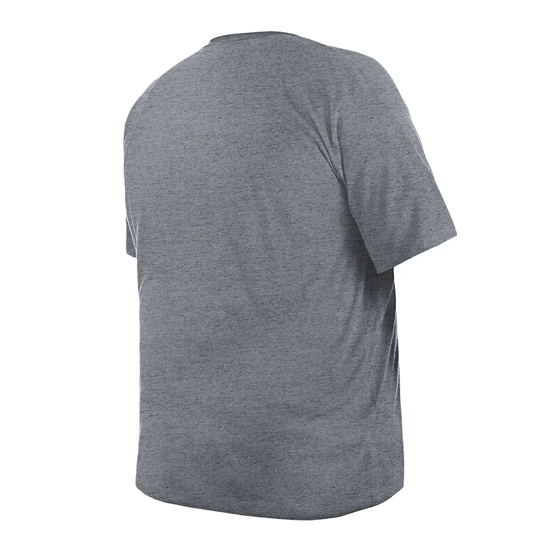 Men's New Era  Gray Los Angeles Rams Big & Tall Helmet T-Shirt