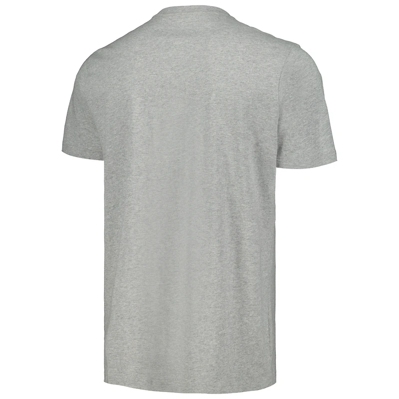 T-shirt gris avec logo camouflage des Los Angeles Rams New Era pour hommes