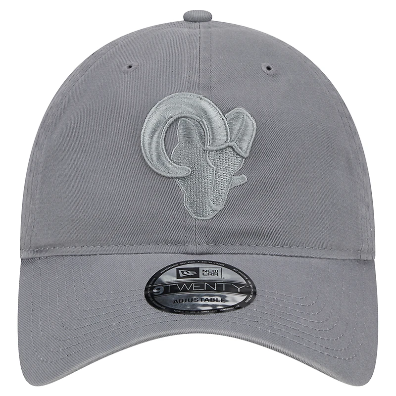 Casquette ajustable 9TWENTY New Era pour hommes, gris, Los Angeles Rams Color Pack