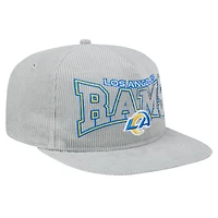 Casquette ajustable en velours côtelé Los Angeles Rams de New Era pour homme