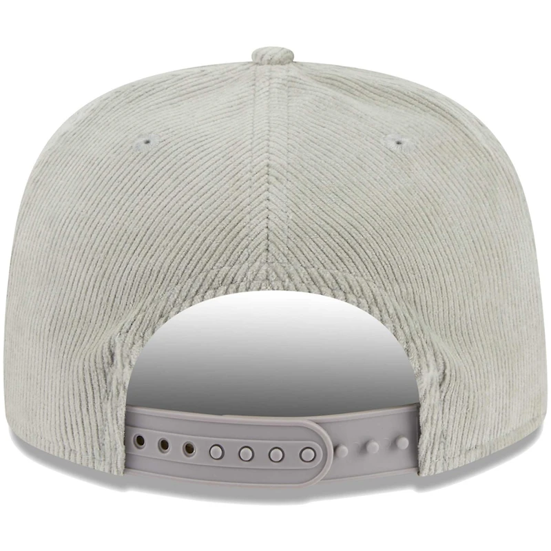 Casquette snapback golfeur Los Angeles Rams en velours côtelé grise New Era pour homme