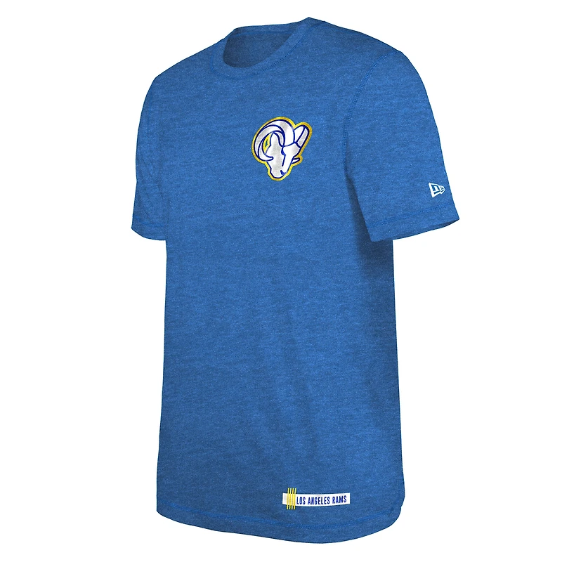 T-shirt New Era Heather Royal Los Angeles Rams 2024 NFL Training Camp pour homme