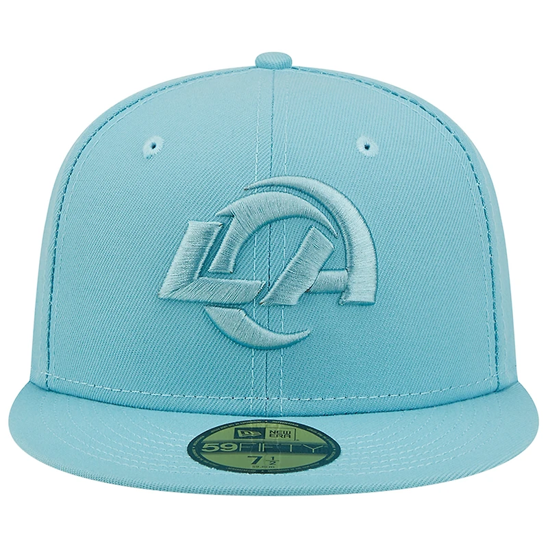 Men's New Era Light Blue Los Angeles Rams Color Pack 59FIFTY - Fitted Hat