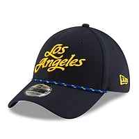Casquette 39THIRTY Flex Sideline bleu nuit New Era pour homme, collection 2025 Rivalries des Los Angeles Rams