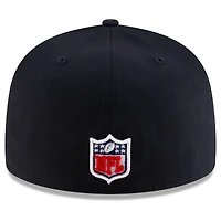 Casquette ajustée 59FIFTY bleu nuit New Era pour homme, collection Rivalries 2025 des Los Angeles Rams, avec cordon de serrage