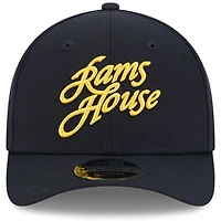 Casquette ajustable New Era 9FORTY M-Crown bleu nuit pour homme, collection Rivalries 2025 des Los Angeles Rams