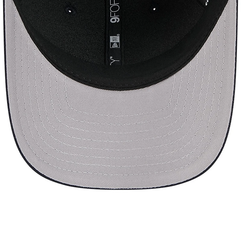 Casquette ajustable New Era 9FORTY M-Crown bleu nuit pour homme, collection Rivalries 2025 des Los Angeles Rams