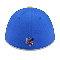 Casquette New Era Flex pour homme, bleu royal/or, Los Angeles Rams, draft NFL 2026, référence 39THIRTY
