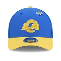 Men's New Era Royal/Gold Los Angeles Rams 2026 NFL Draft 9FORTY M-Crown Adjustable Hat
