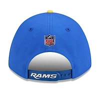 Men's New Era Royal/Gold Los Angeles Rams 2026 NFL Draft 9FORTY M-Crown Adjustable Hat
