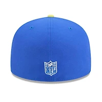 Men's New Era Royal/Gold Los Angeles Rams  59FIFTY Fitted Hat