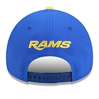 Men's New Era Royal/Gold Los Angeles Rams A-Frame 9FORTY Adjustable Hat