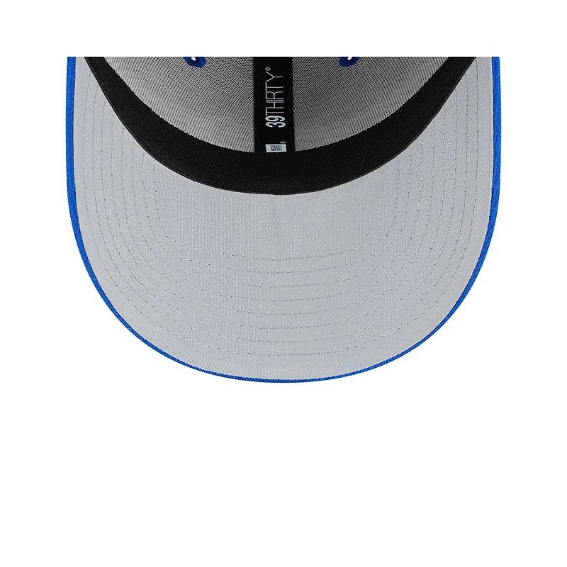 Casquette Flex Fit New Era Royal Los Angeles Rams 2023 NFL Training Camp 39THIRTY pour homme