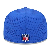 Casquette ajustée 59FIFTY New Era Royal Los Angeles Rams 2024 Sideline pour homme